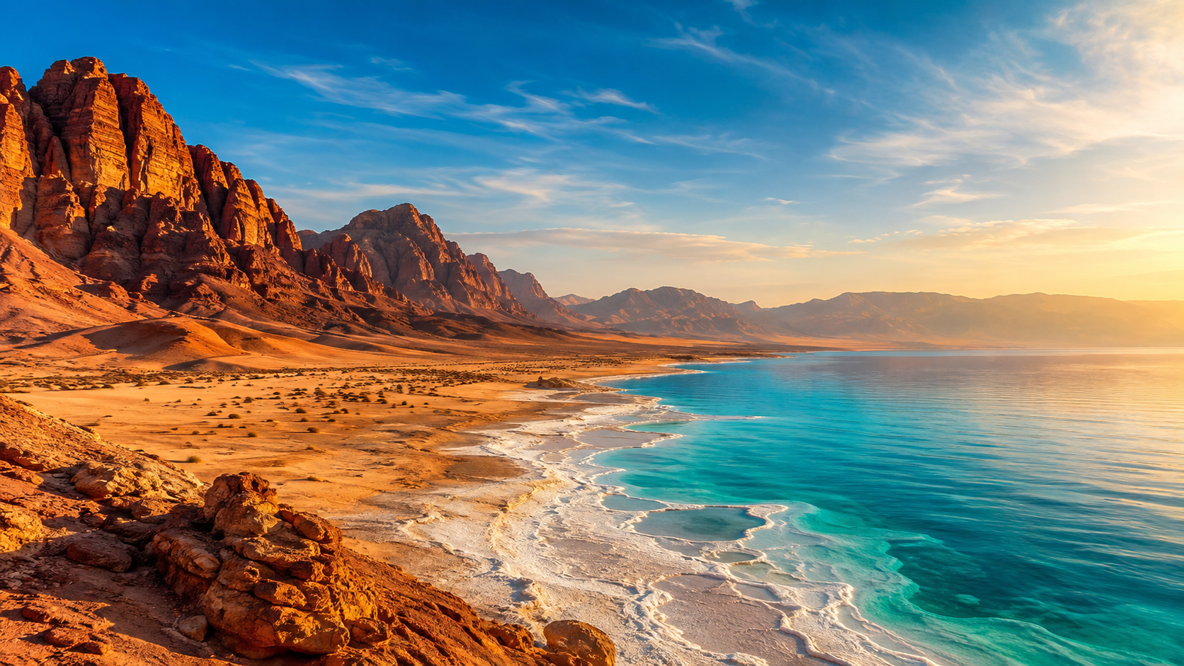 Desierto De Wadi Rum y Mar Muerto